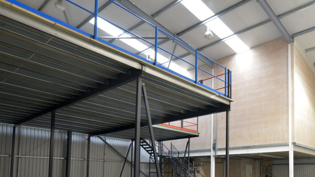 Mezanino na construção civil