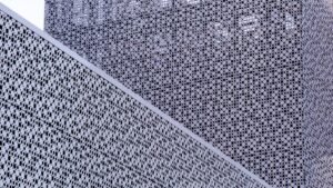 Chapa perfurada decorativa