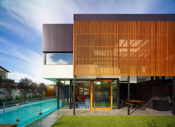 Brise de inox para proteção solar